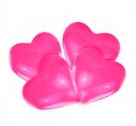 Herzballons Pink - 25 cm - 8 Stück