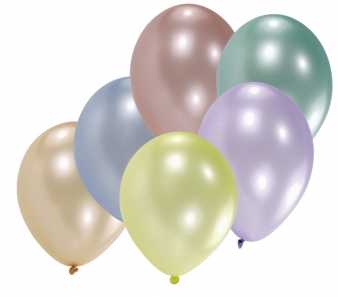 Metallic Luftballons, 100 Stck