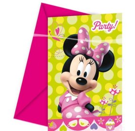 Minnie Party Einladungskarten