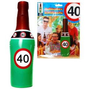 Aufblasbare Sektflasche 40