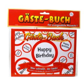 Gstebuch Happy Birthday