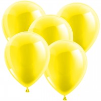 Luftballon 10 Stck Rundballons +Gelb+