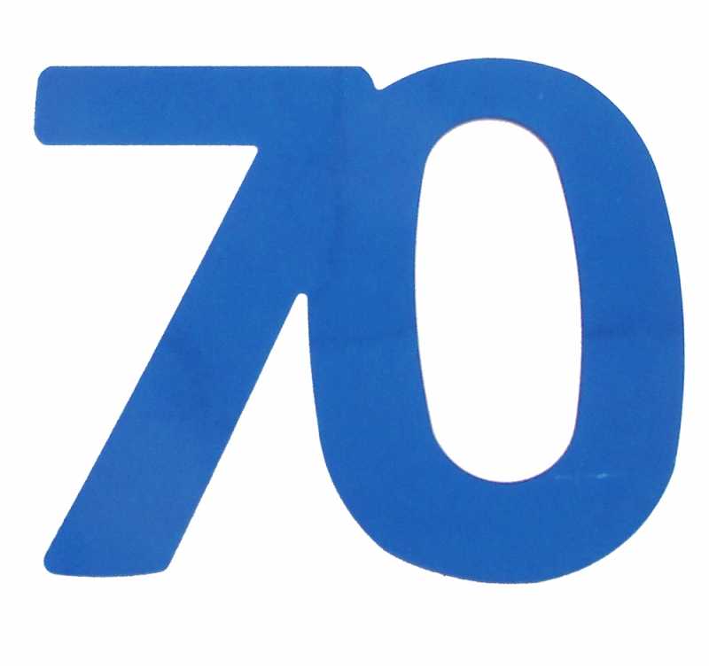 Flitterkonfetti 70, blau