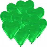 50 Herzballons -  50cm - Grn