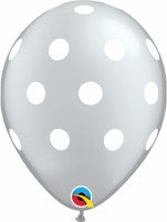 Qualatex Ballons Polka Dots, 25 Stck