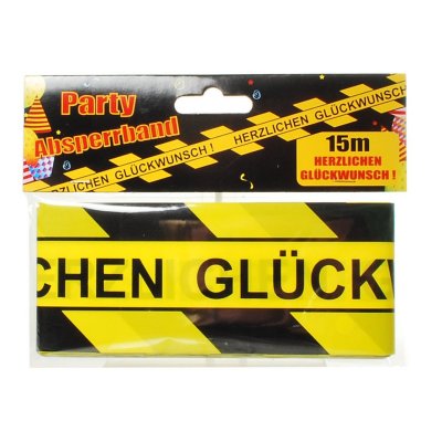 Absperrband Herzlichen Glckwunsch