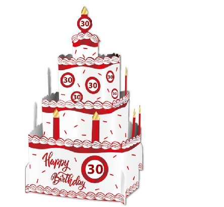30.Geburtstag Verkehrsschild Torte to Go
