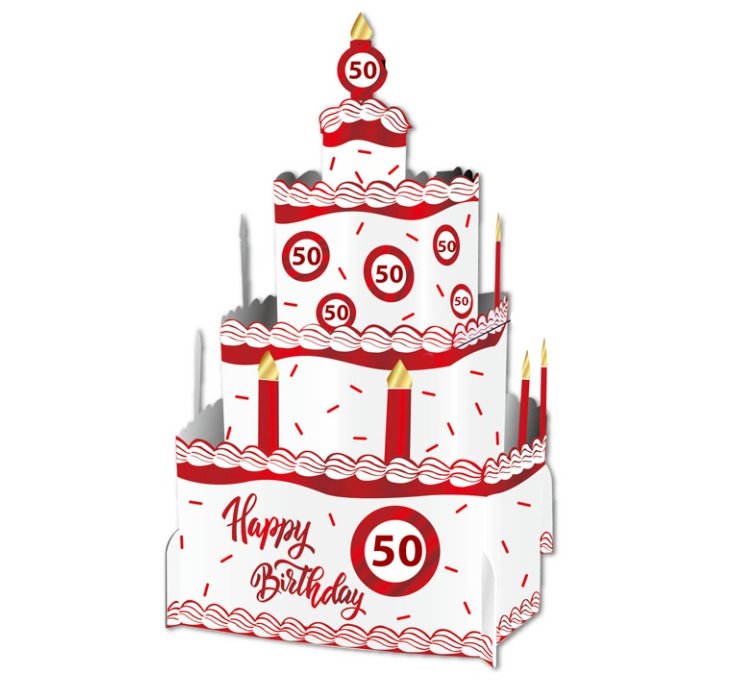 50.Geburtstag Verkehrsschild Torte to Go