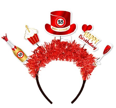 Haarreifen zum 18.Geburtstag