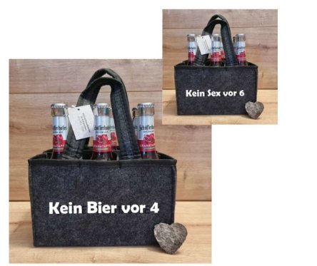 Filztasche Flaschentrger