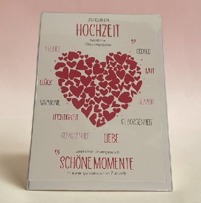 Hochzeit Gl�ckwunschkarte