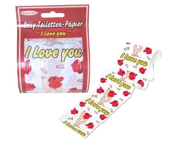 Toilettenpapier Sexy I love you, 1 Rolle