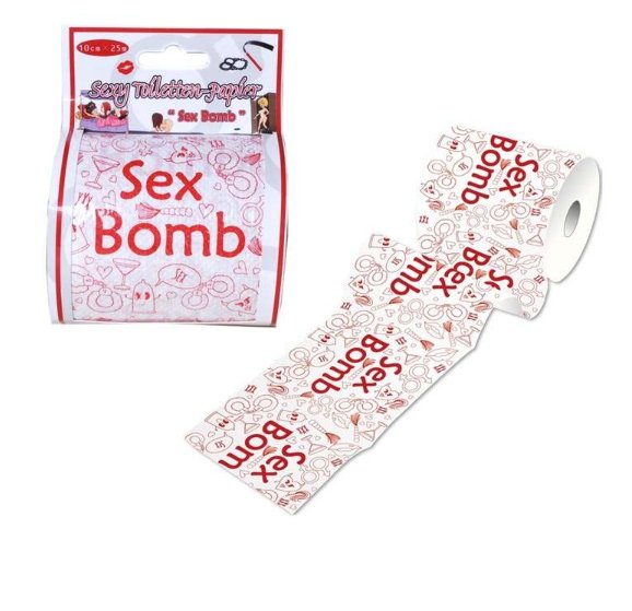 Toilettenpapier Sex Bomb, 1 Rolle