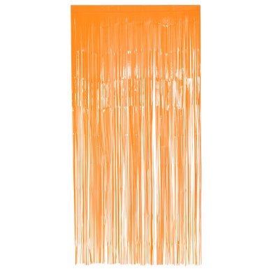 Folienvorhang neonorange, 2 x 1m