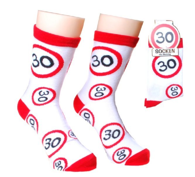 Socken zum 30. Geburtstag (Gr��e 42-46)