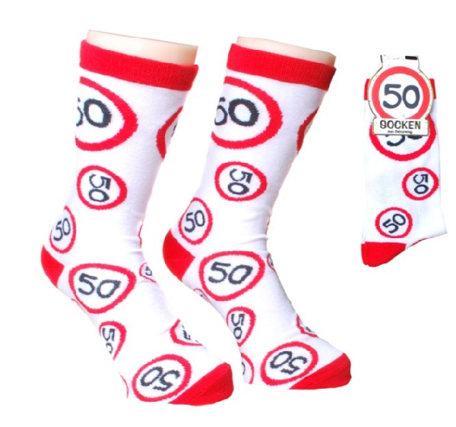 Socken zum 50. Geburtstag (Gr��e 42-46)