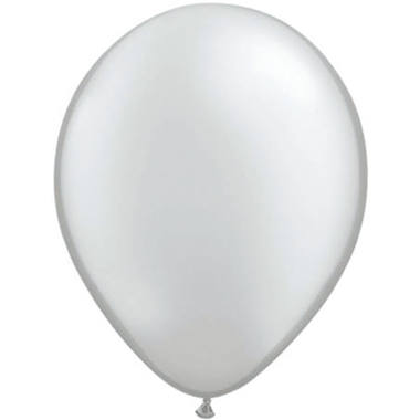 Graufarbene Ballons 13 cm - 100 Stck