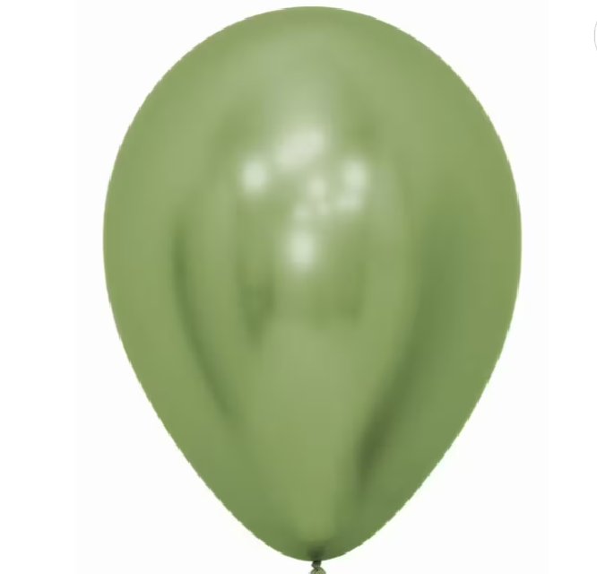 Luftballon Spiegel Chrome Hellgr�n