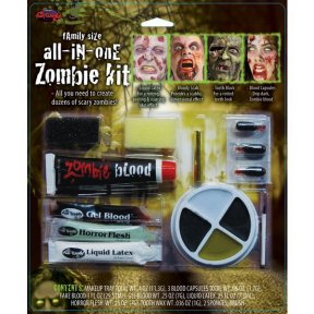 Zombie Halloween Make Up Kit