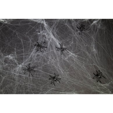 Spinnweben mit 4 Spinnen, 300g