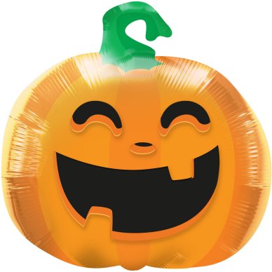 Folienballon Krbis - Halloween BoOo! - 56 cm