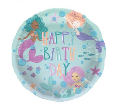 Folienballon Meerjungfrau