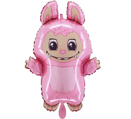 Folienballon Bad Bunny, rosa