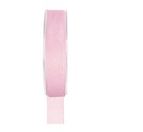 Organzaband Geschenkband, rosa, 20m