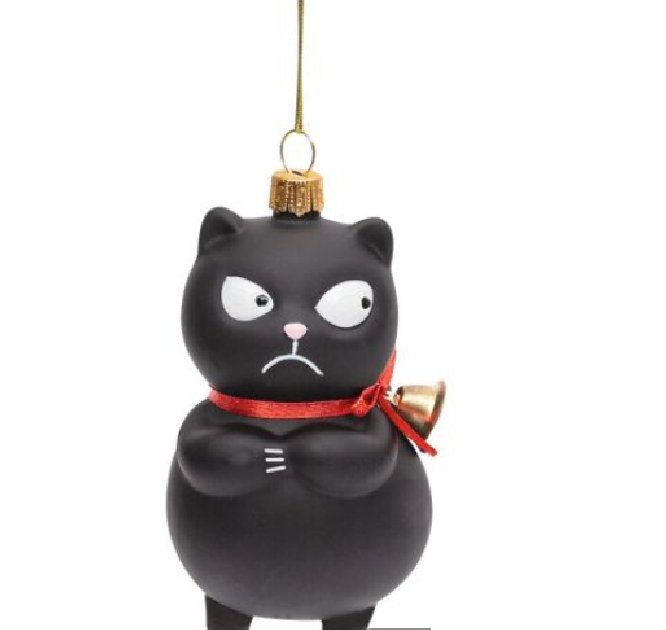 Ed, the Cat Baumschmuck Grumpy
