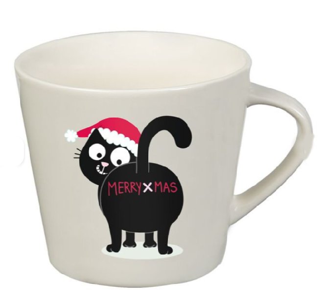 Ed, the Cat Weihnachtsbecher