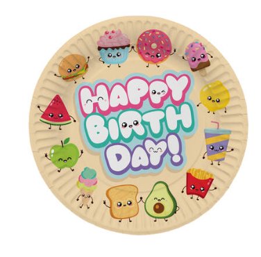 Teller Kawaii Party, 8 St�ck