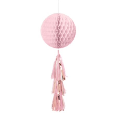 Wabenball-Dekoration Rose Gold