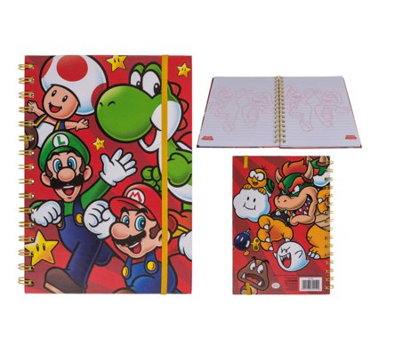 Super Mario Spiral Schreibbuch