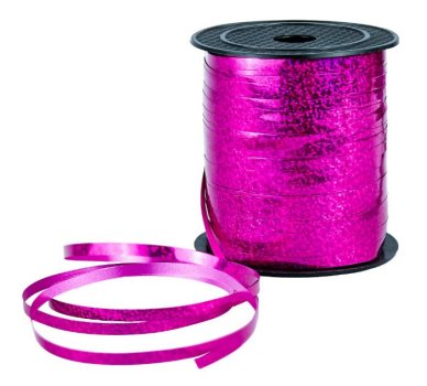 Polyband 5mm Holografie Pink (225 m)