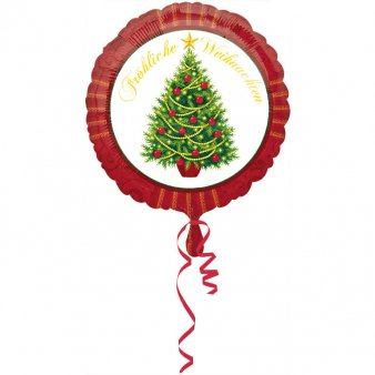Frhliche Weihnachten Ballon, 45 cm