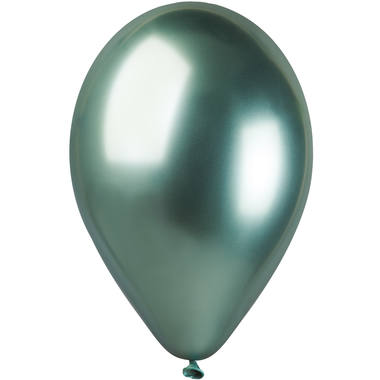 Ballons Chrom-Grn, 33 cm - 5 Stck
