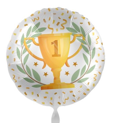Folienballon Gewinner Cup - Gold