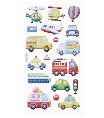 Softy Sticker Fahrzeuge