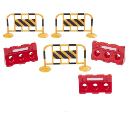 Absperrungsset, 5,5x3cm, 6-teilig