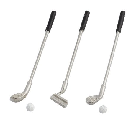 Miniatur Golf Set,  ca. 6cm, 5-teilig