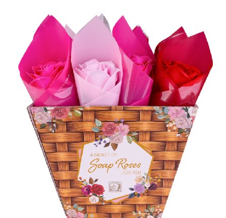 Baderose in Geschenkverpackung