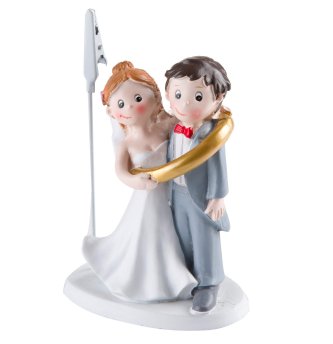 Hochzeitspaar mit Ring und Clip