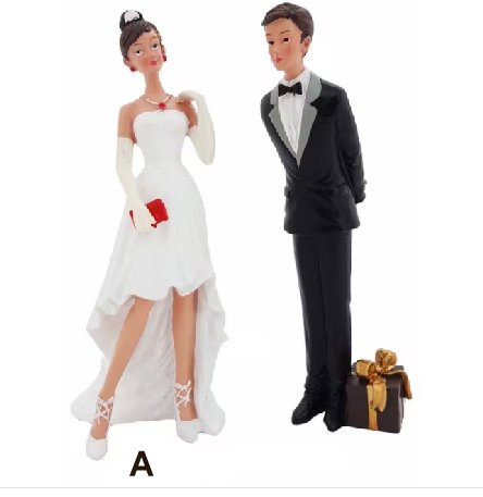 Hochzeit - Braut als Polyresinfigur, 19 cm