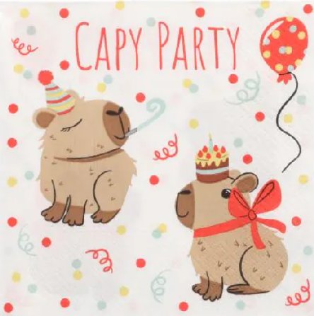Servietten Capy Party, 20 St�ck