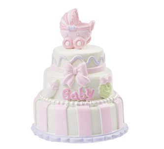 Baby Girl / Mdchen Torte, 7,5 cm