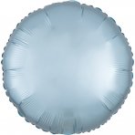 Pastell Blau Ballon in Rund, 45 cm