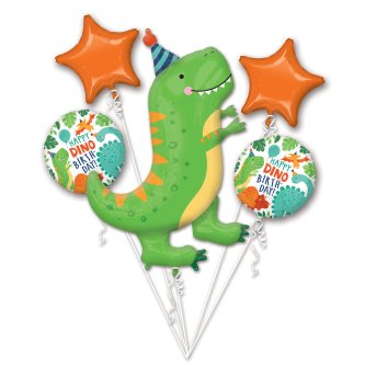 Bouquet - Dino Ballon Set, 5-tlg.