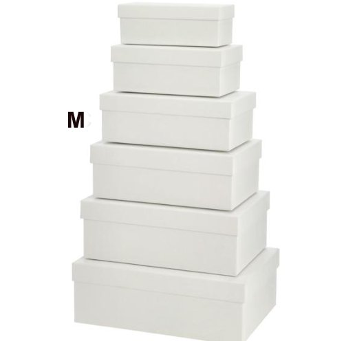 Geschenkschachtel wei, M