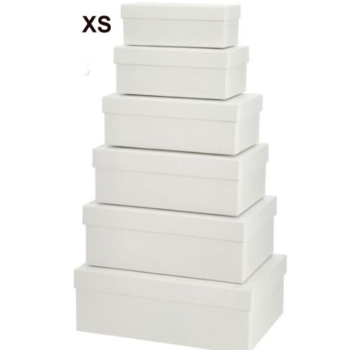Geschenkschachtel weiß, XS