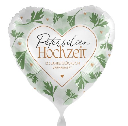 Folienballon Petersilienhochzeit